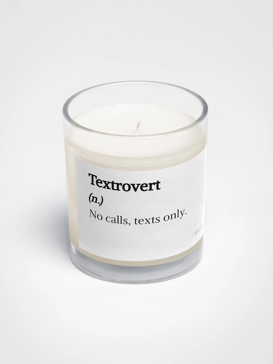 'Textrovert' Soy Wax Candle product image (2)