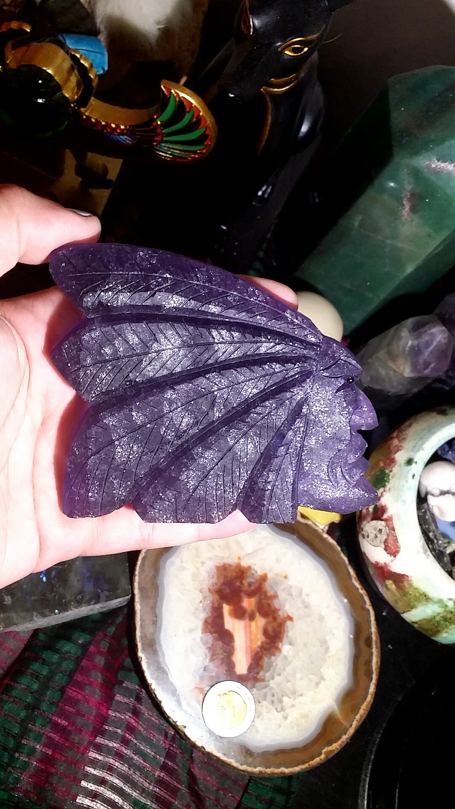 343g Fluorite Headdress Totem product image (3)