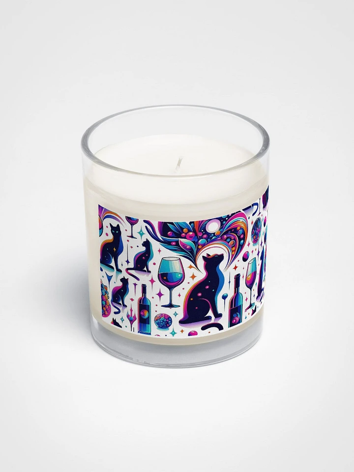 Soy Wax Candle In A Clear Glass Jar product image (2)