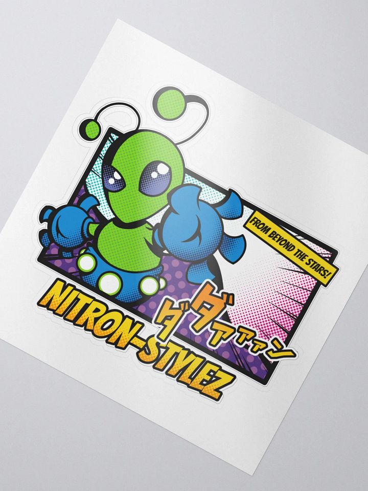 Wave 5 - Astro Comic Panel Kiss Cut Sticker product image (2)