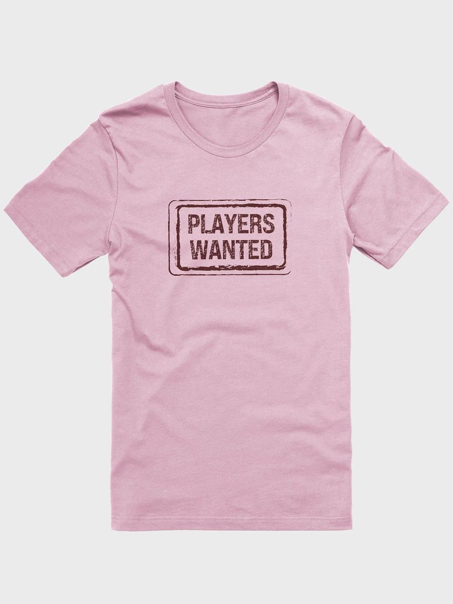 Players Wanted Board Game Shirt on Pink (Board Game Gift, Nerdy Geeky Shirt for Board Game Convention GenCon) product image (3)