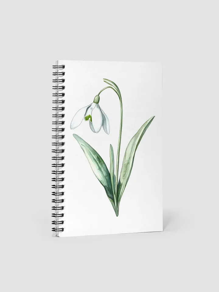 Snowdrop Notebook product image (1)