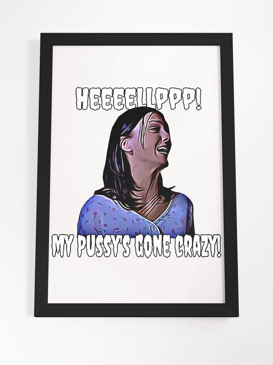 Help! my pussy's gone crazy! Framed High-Quality Matte Poster product image (44)