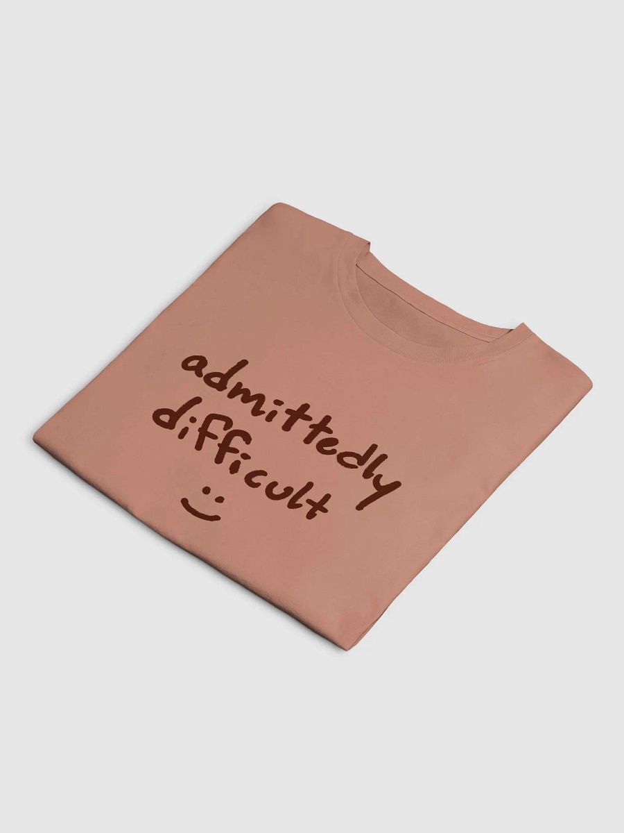 admittedly difficult (#440E00) printed cotton crop top product image (20)