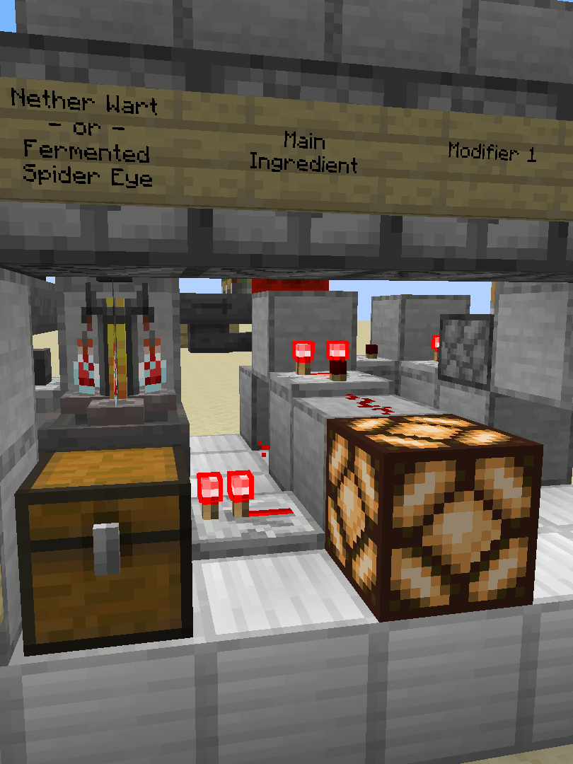 Minecraft Automatic Brewing Schematic product image (1)