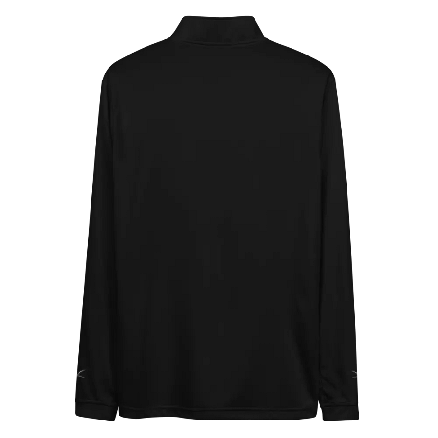 Lightweight Quarter-Zip Pullover - Embroidered - Black HApex Gear White Logo product image (9)