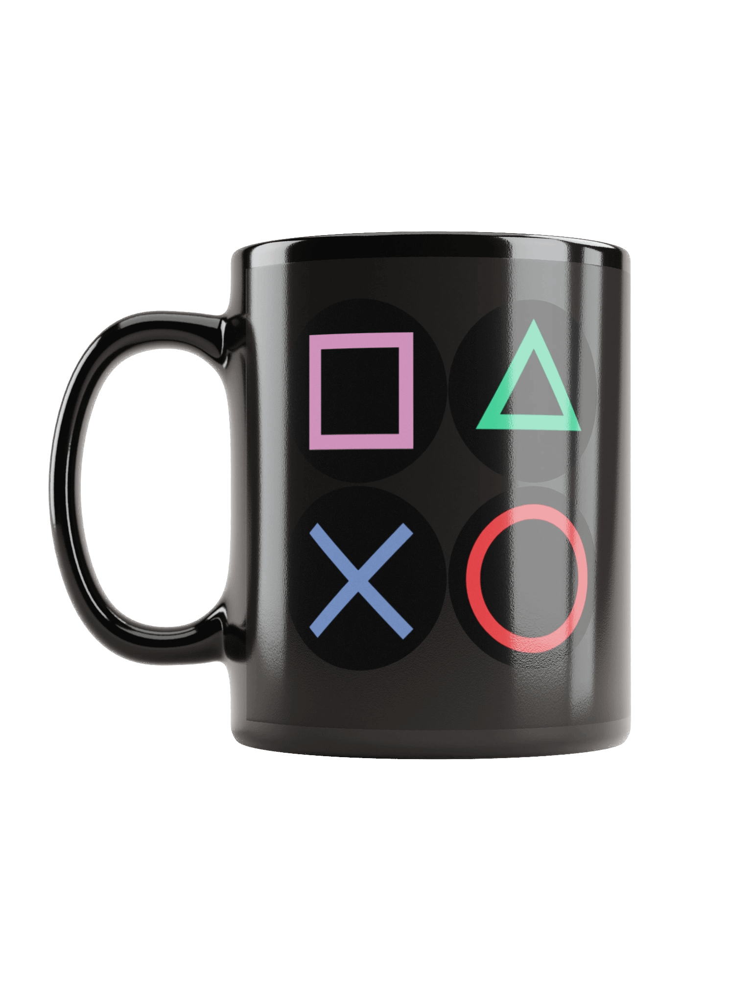 Gamer Controller Button Symbols Black Coffee Mug product image (2)