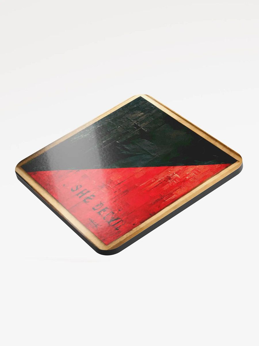SHE DEVIL Glossed Cork Coaster product image (3)
