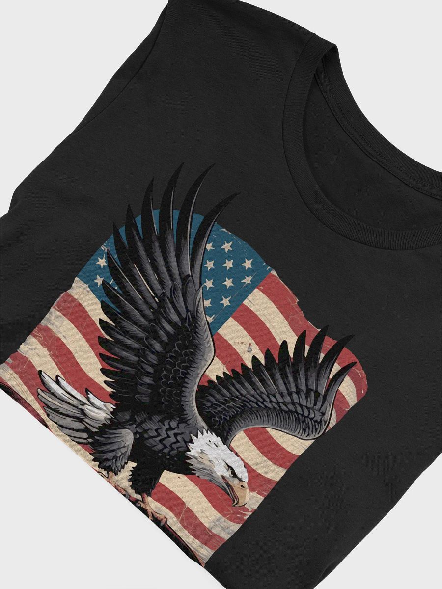 Bold American Eagle with Flag Background – Patriotic USA Artwork product image (6)