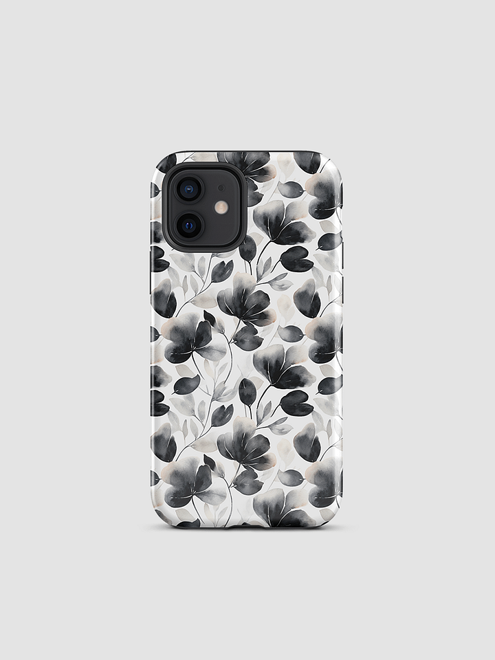 Watercolor floral pattern Tough iPhone Case product image (1)