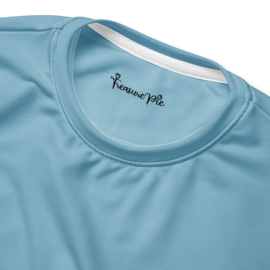 Plain Light Blue Soft Summer Unisex Recycled Polyester Heavyweight Premium Sweatshirt by Treasure Pie product image (4)