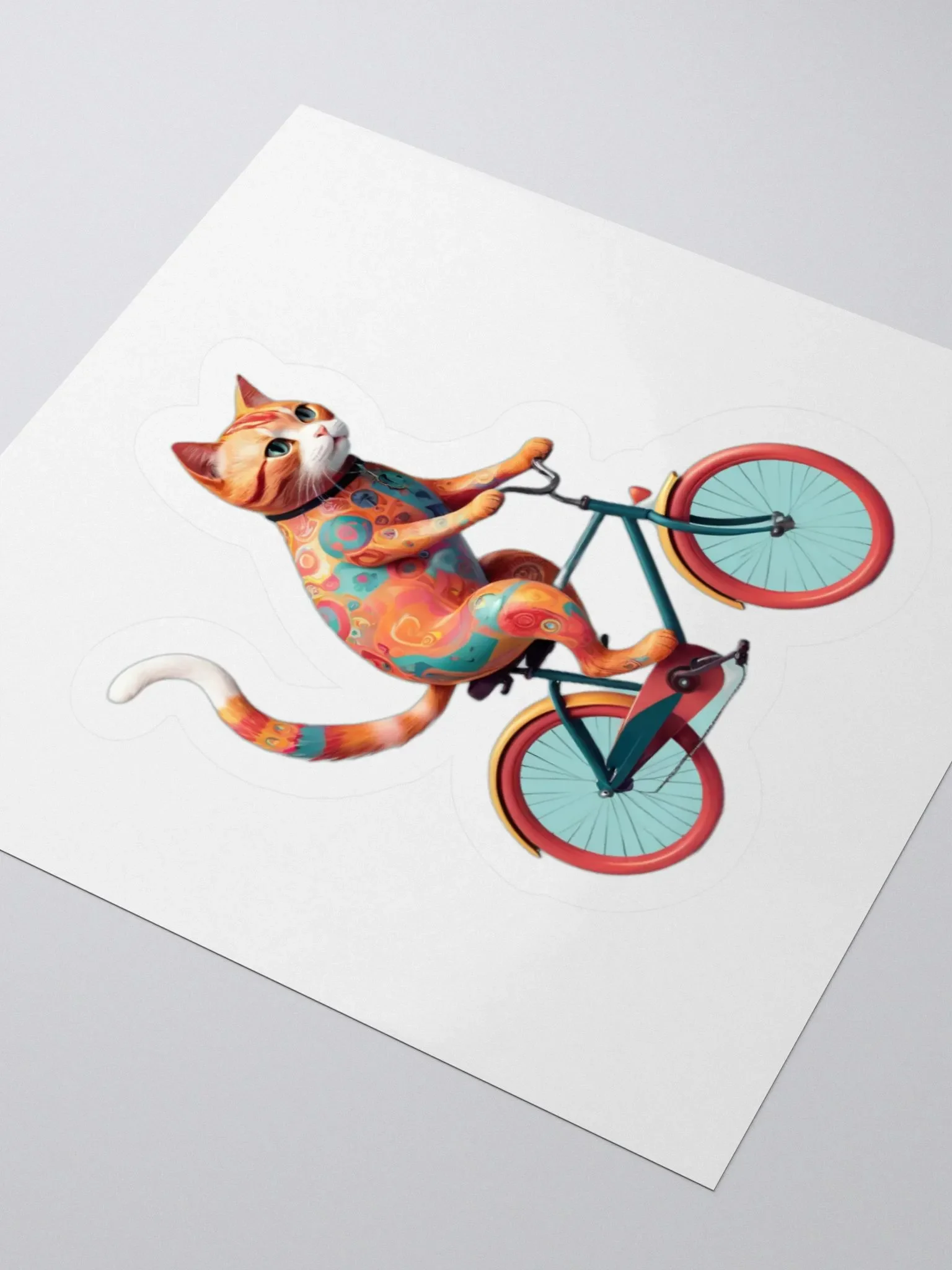 Abstract Cats Riding A Bike product image (9)