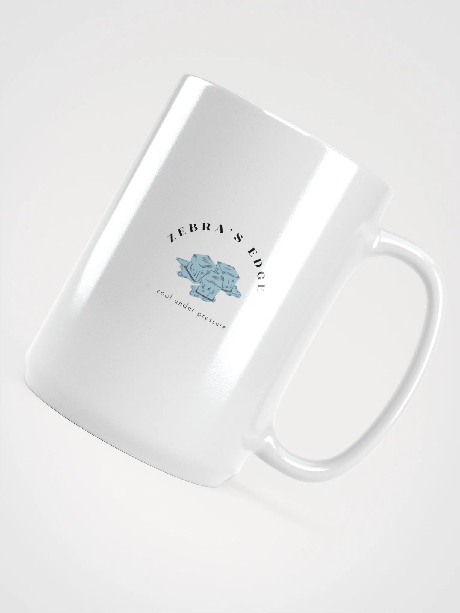 "Cool Under Pressure" White Glossy Mug product image (4)