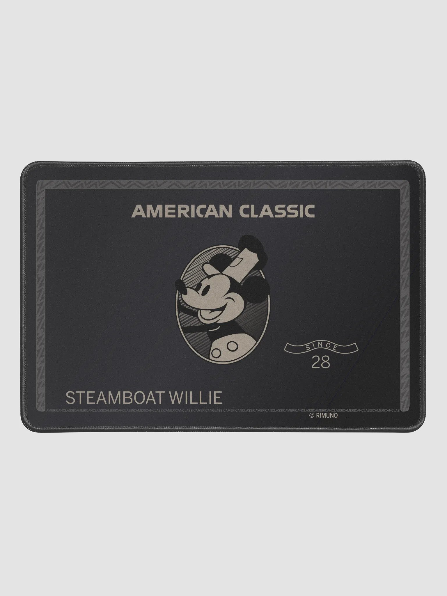 Steamboat Willie Desk Mat in Black product image (1)