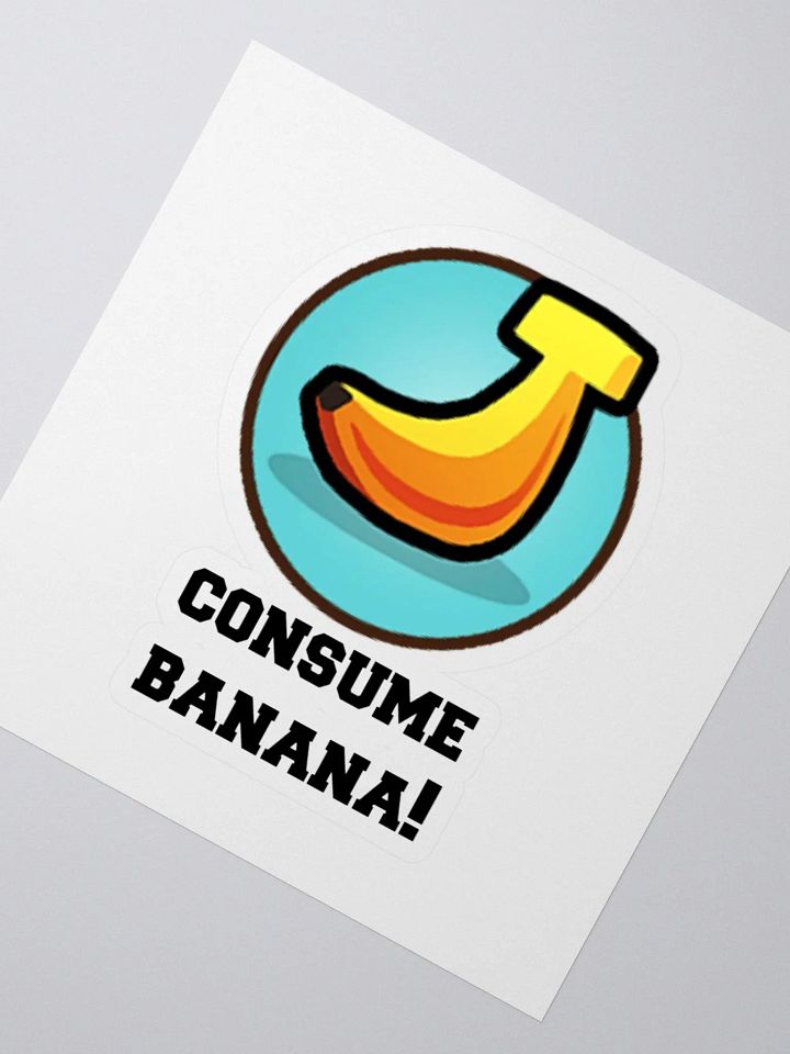 Consume Banana Sticker product image (2)