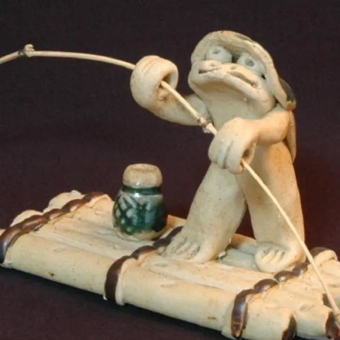 Beware Dark Waters... Japan Kappa Evil Water Imp Figure product image (1)