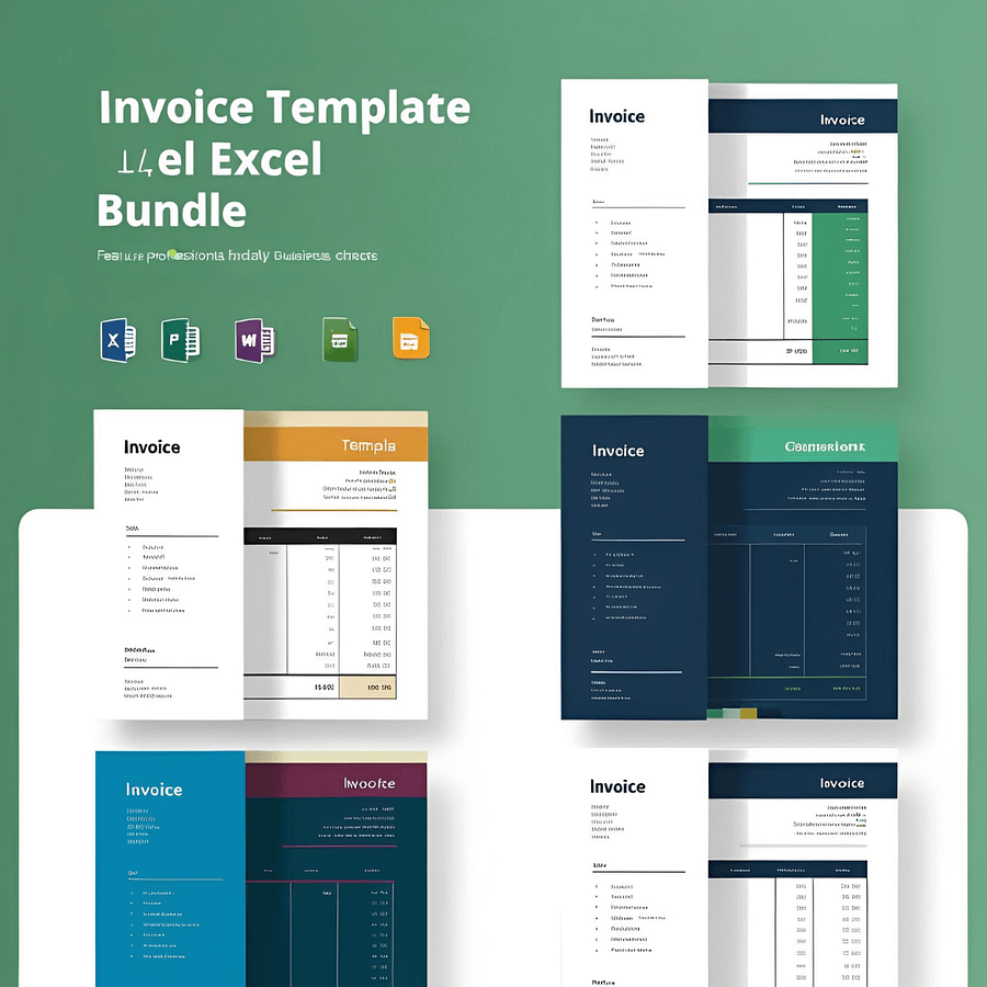 Invoice Template Excel Bundle product image (4)