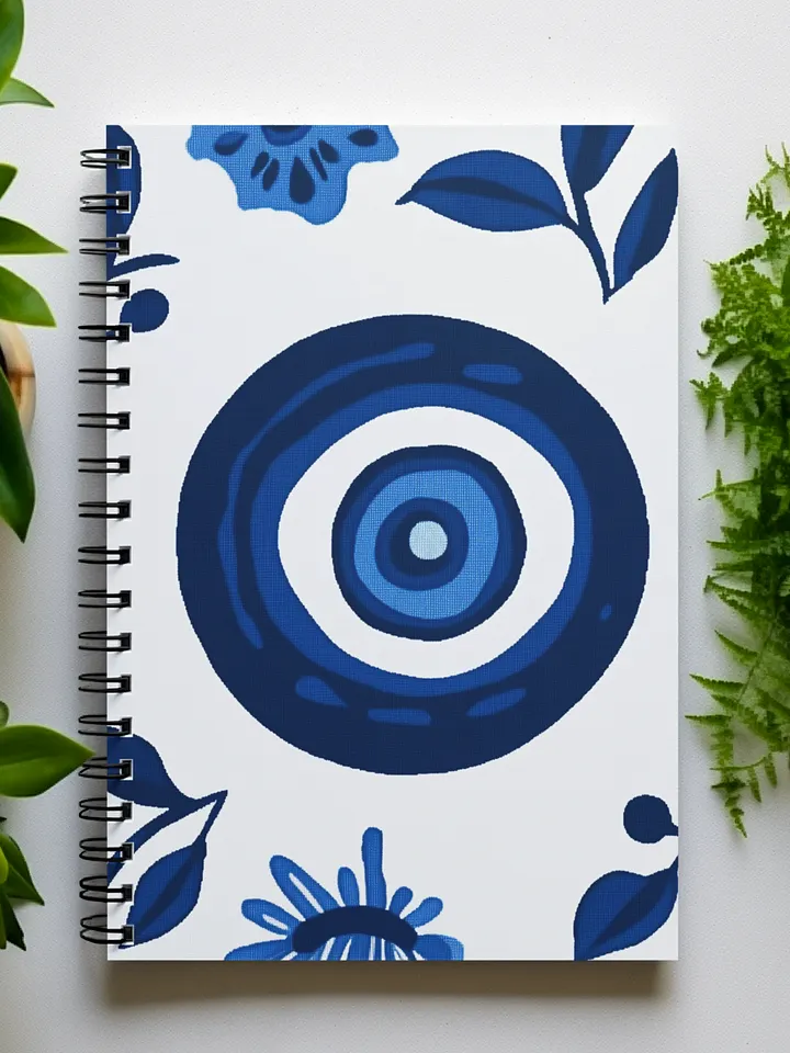 Blue Mati Protection: Spiral Notebook product image (1)