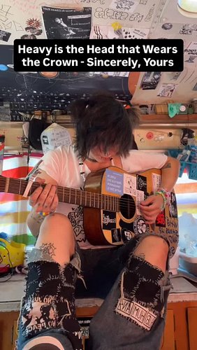 it's me, my $250 guitar, my music and my friends against this capitalistic society. the government could never do what we do
...