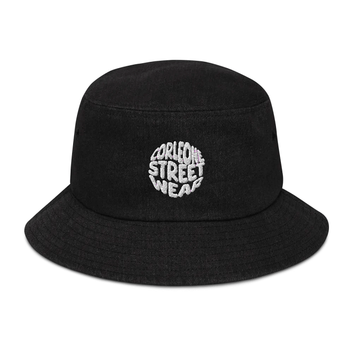 Geometric Fusion Denim Bucket Hat product image (1)