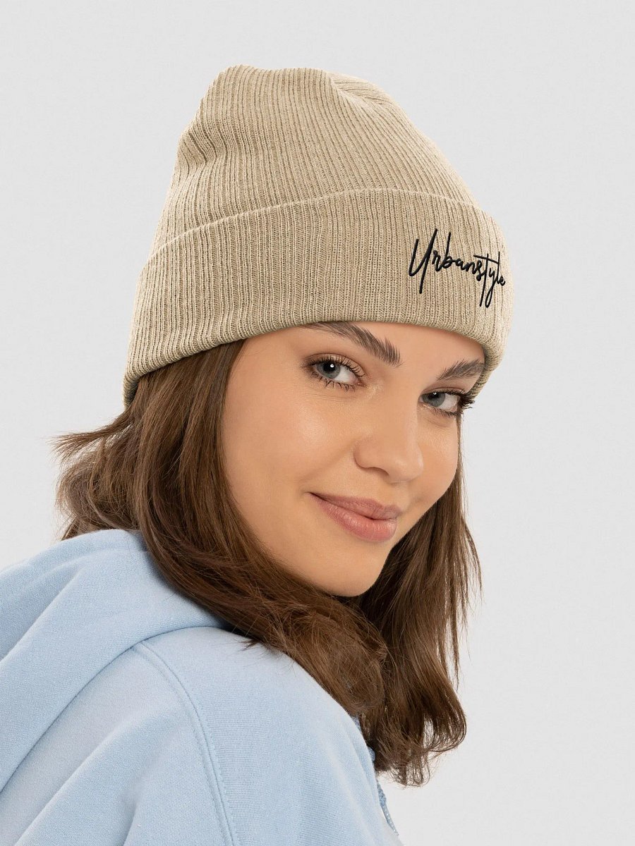 Eco-Friendly Ribbed Knit Beanie product image (7)