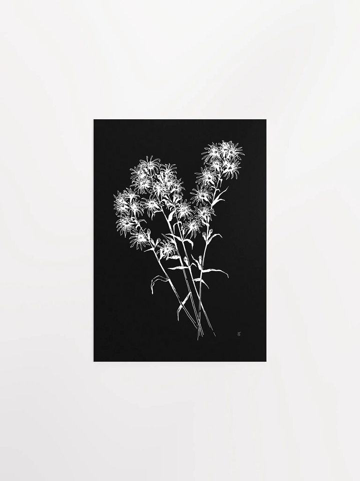 Spiky Blossom Delight Poster - Bouquet Flowers Dark product image (1)