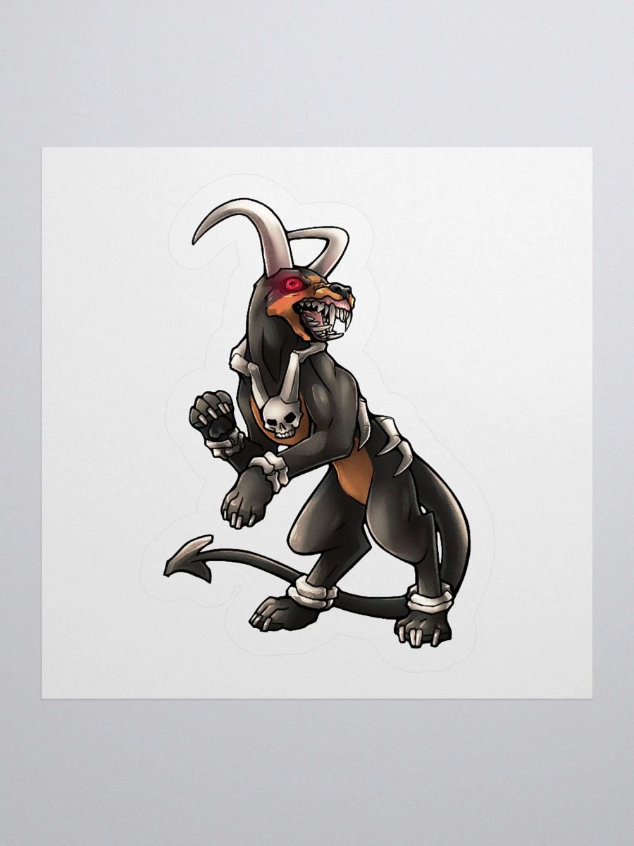 Fire + Shadow Kiss Cut Sticker product image (1)