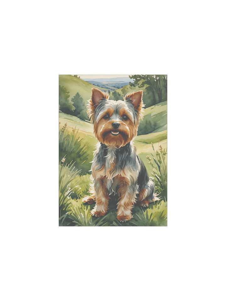 Yorkie Terrier Lover Matte Paper Poster product image (1)