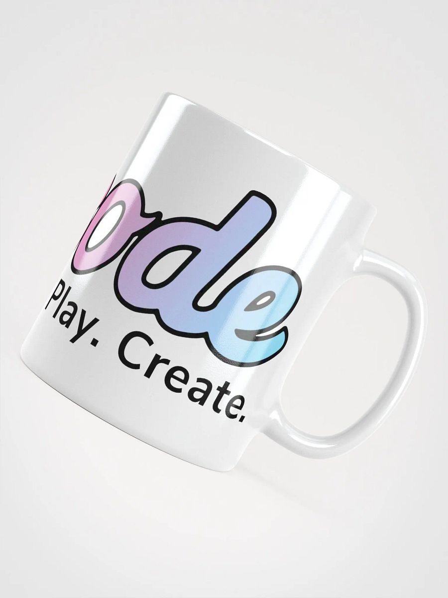 Episode White Glossy Mug With Gradient Logo product image (4)