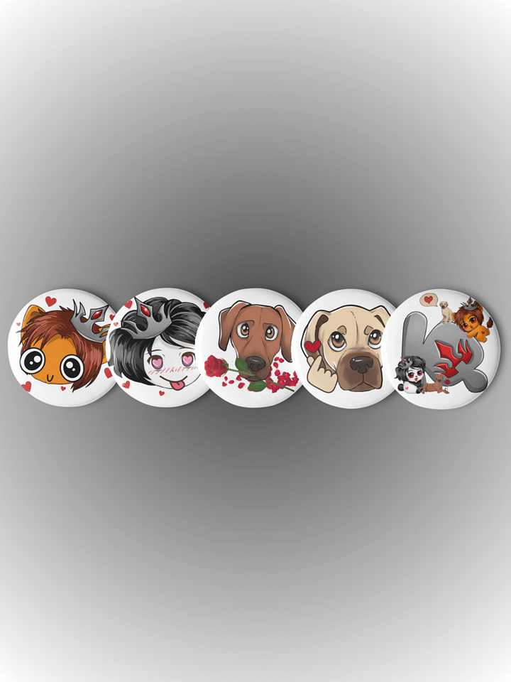 Set of 5 Pins (Valentine collection 2025) product image (1)