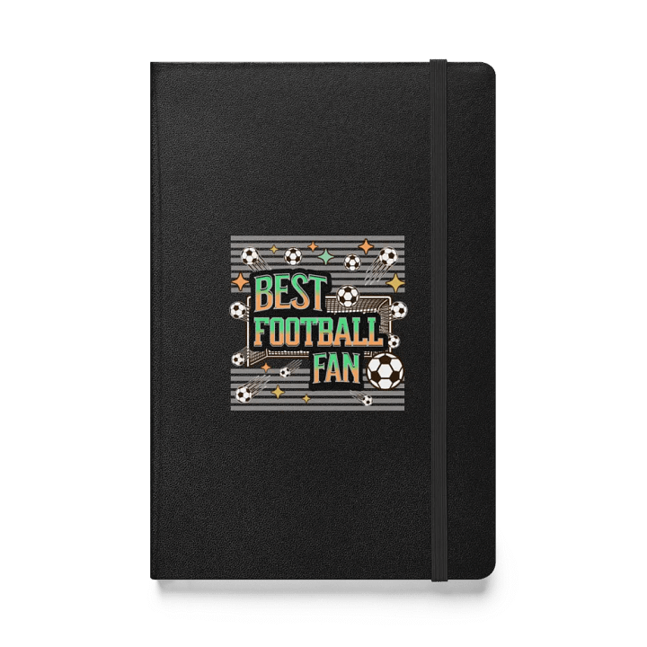 Best Football Fan Celebration Hardcover Notebook product image (1)