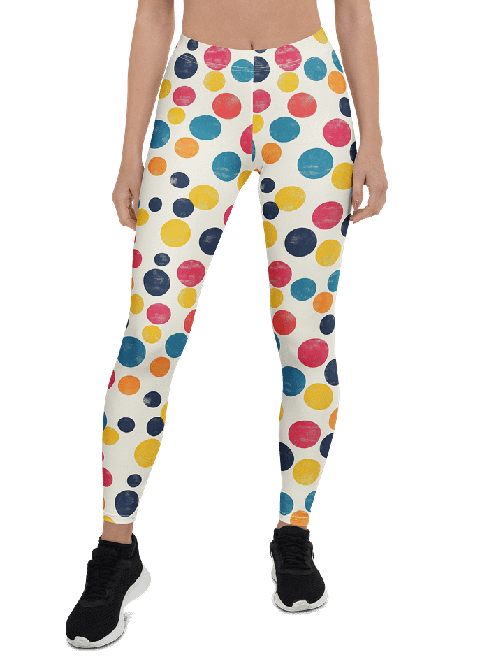Polka Dot Illusion Vintage Retro Leggings product image (1)