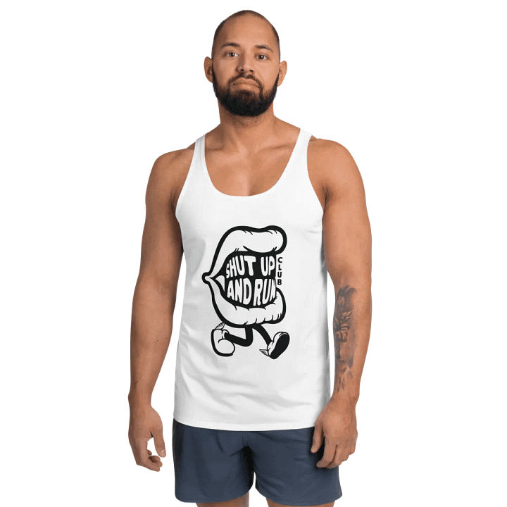 Loose White Logo Tank product image (1)