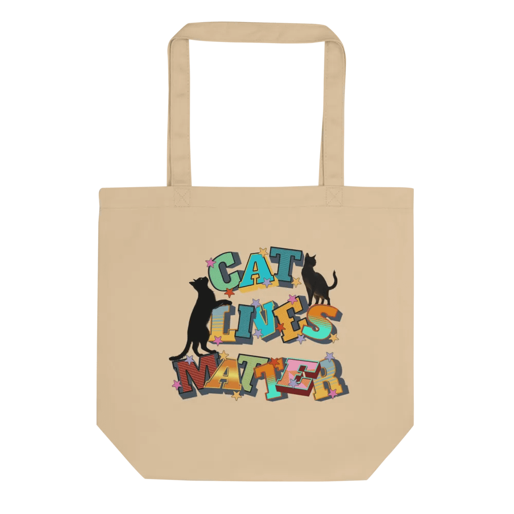 Cat Lives Matter Star-Studded Tote Bag product image (1)
