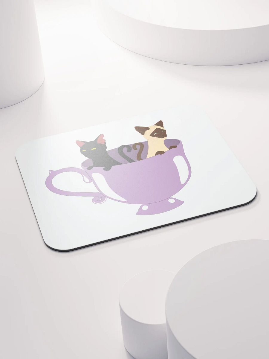 Cats in Teacup Mouse Pad product image (4)