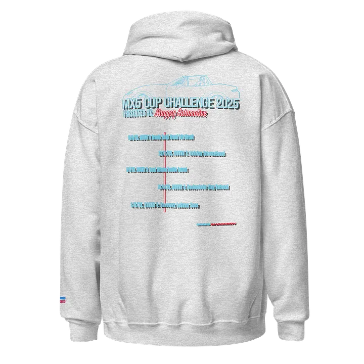MX5 Cup Challenge Hoodie (Blue on Ash) product image (1)