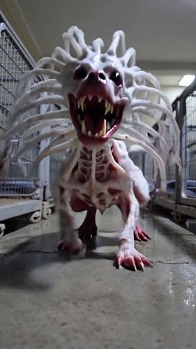 Adopt don't shop ✨

#strange #creepytok #cryptidcore #cryptids #caughtoncamera #horrortok #unsettling #adoptdontshop #rescuep...