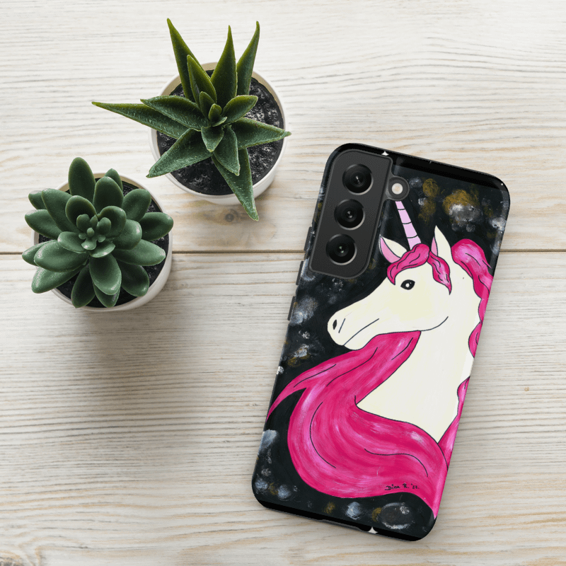 Unicorn (art by Dina R.) acrylic painting picture - Tough Case for Samsung product image (26)