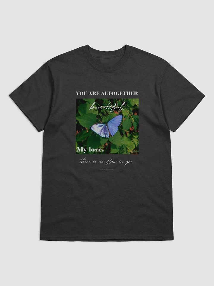 Unisex Song of Solomon 4:7 Butterfly Tee product image (2)
