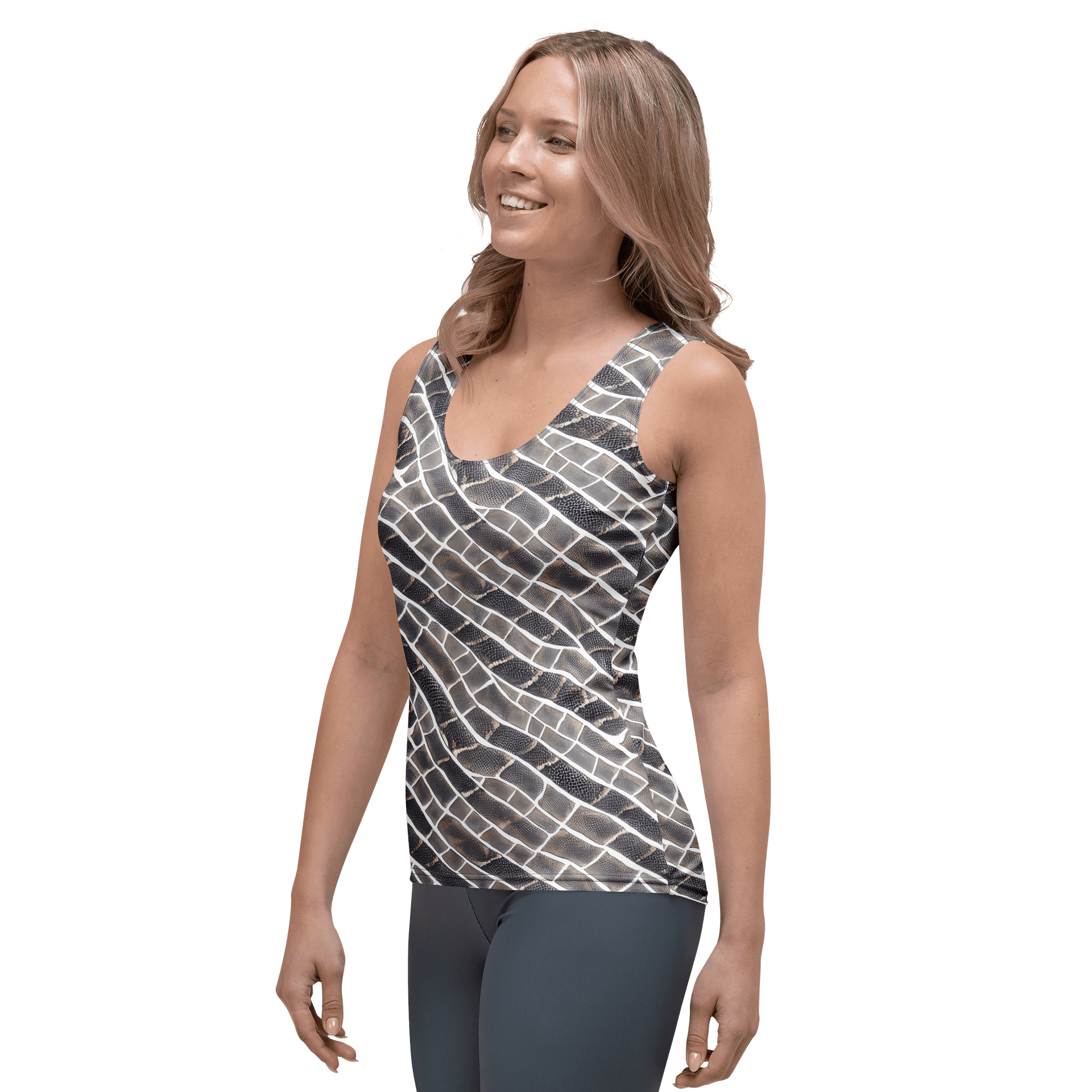 Grey Snake Skin Top Tank product image (3)