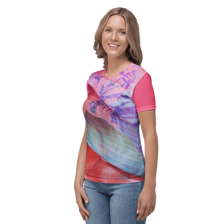 Paradise Breeze Brink Pink Women's Print T-Shirt product image (1)