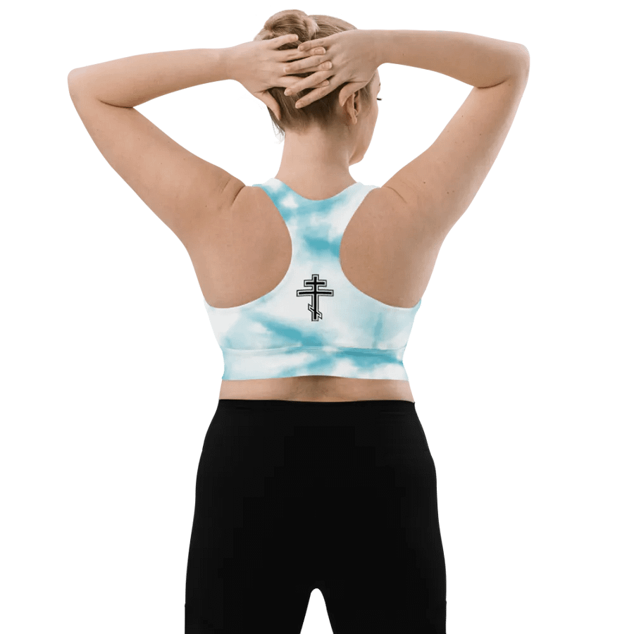 Sky Burst Serenity Longline Sports Bra product image (7)