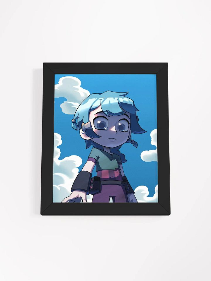 Blue Hair Girl Framed Poster product image (4)