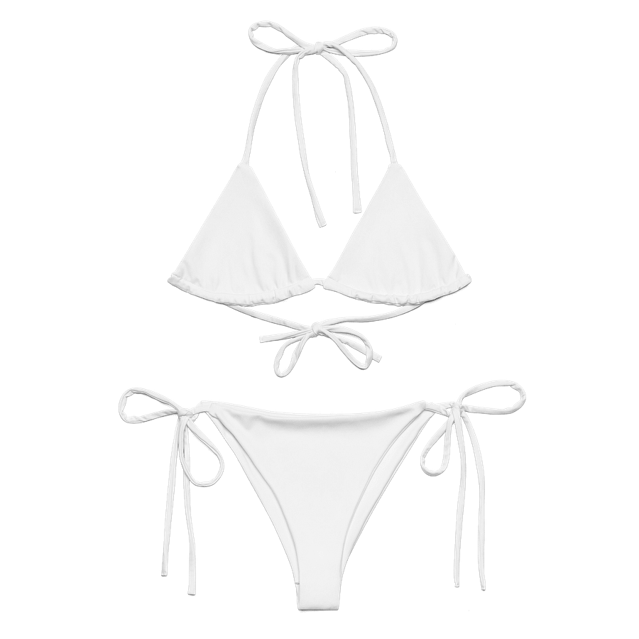 White Wealthy Paid™ Two-Piece Bikini product image (2)