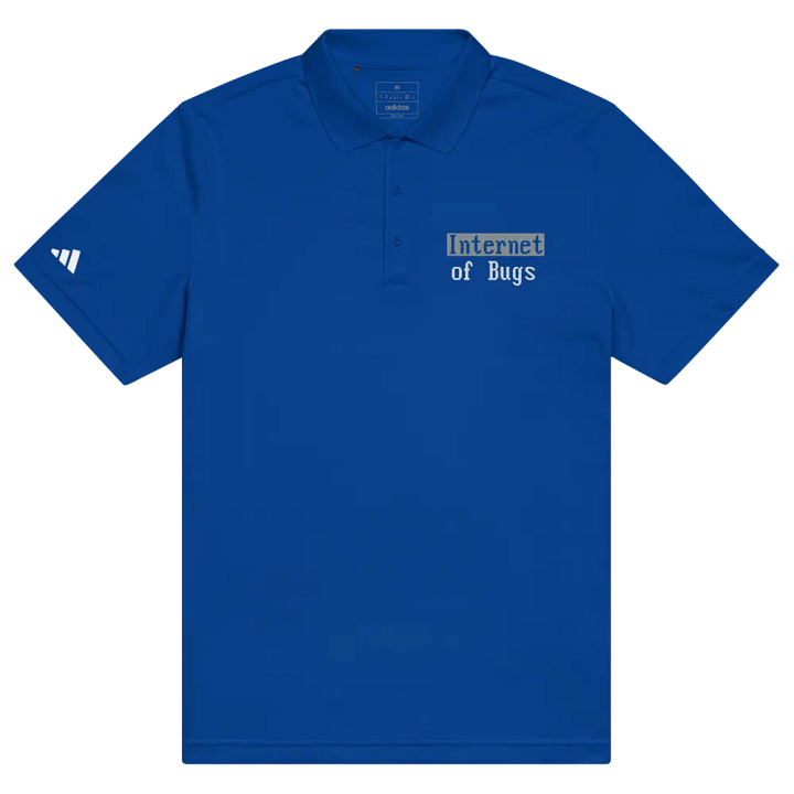 Internet Of Bugs Adidas Polo Shirt product image (2)