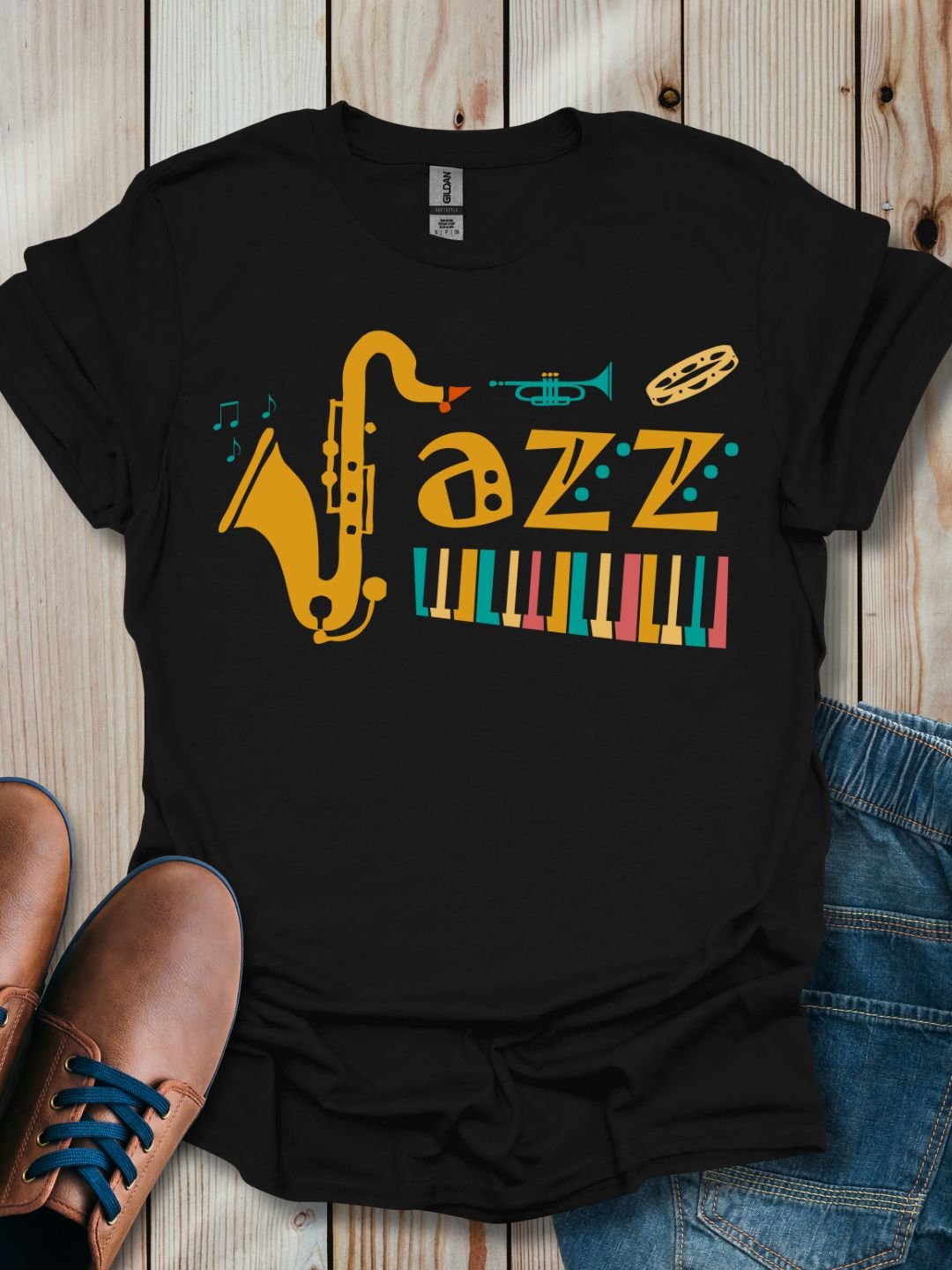 Retro Jazz T-Shirt product image (1)