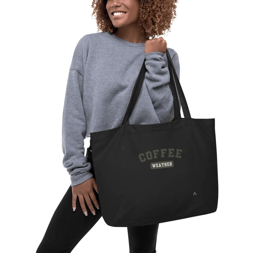 Coffee Weather | Black Tote (Evergreen) product image (2)