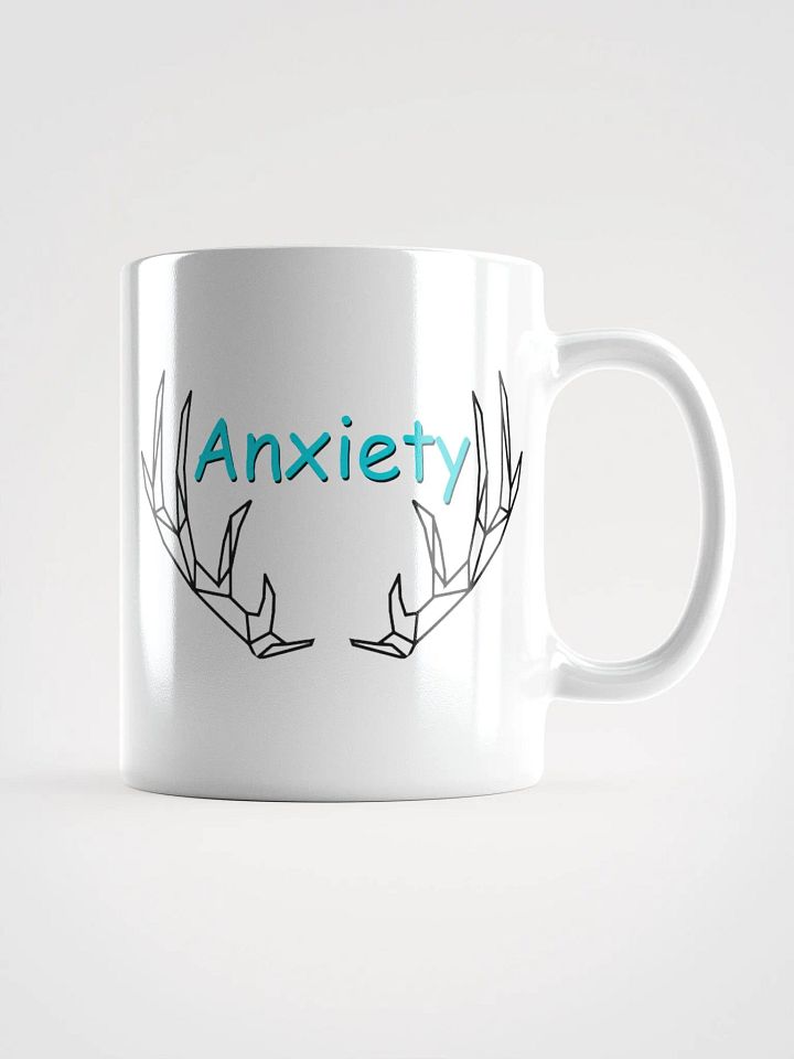 Anxiety Mug - White & Blue product image (2)