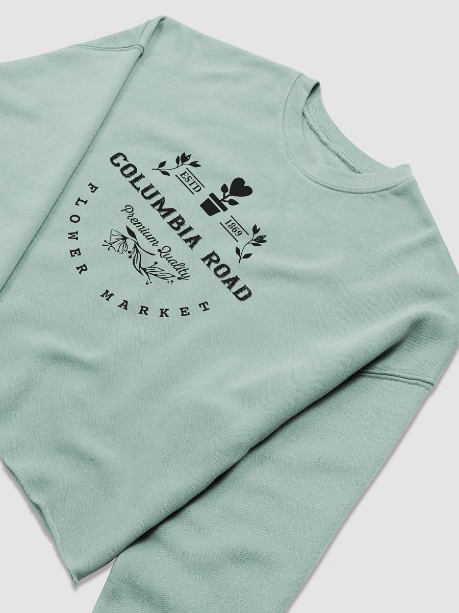 Columbia Road Market Midweight Fleece Crop Sweatshirt (Blue) product image (5)