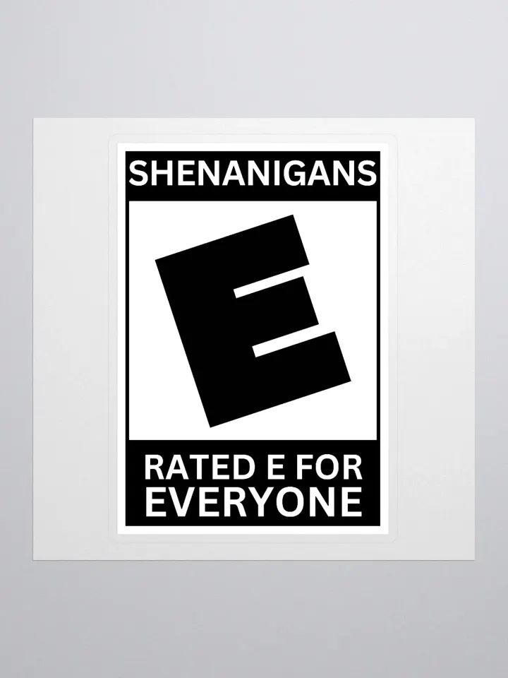 (E) Shenanigans Sticker product image (1)